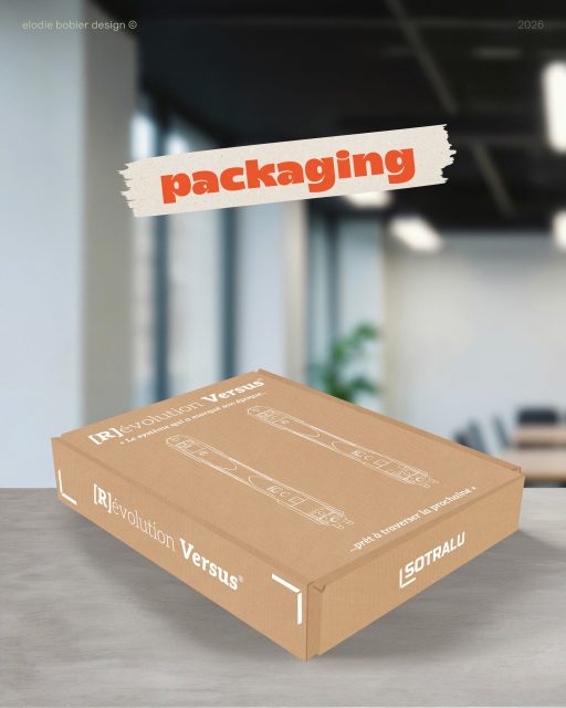 🥫 Packaging 🥫

Dans le cadre de la sortie d’un nouveau bloc serrure, l’équipe marketing de la marque Sotralu souhaitait fournir à ses commerciaux un kit présentant le nouveau modèle aux côtés de “l’ancien” dans une boîte carton personnalisée.
Mon travail a consisté à combiner et mettre en page les éléments tels que la phrase d’accroche, les dessins des blocs, les arguments commerciaux de manière sexy et efficaces à la fois.
La sobriété de la boîte en carton brut alliée aux textes et dessins entièrement blanc, mettent en valeur les blocs serrure à l’ouverture de la boîte. 

🛎 Pour vos projets d’emballages, de packaging ou tout autre besoin en  mise en page, contactez-moi ! 🛎

#packaging #graphistefreelance #freelancetoulouse #toulouse #graphistetoulouse