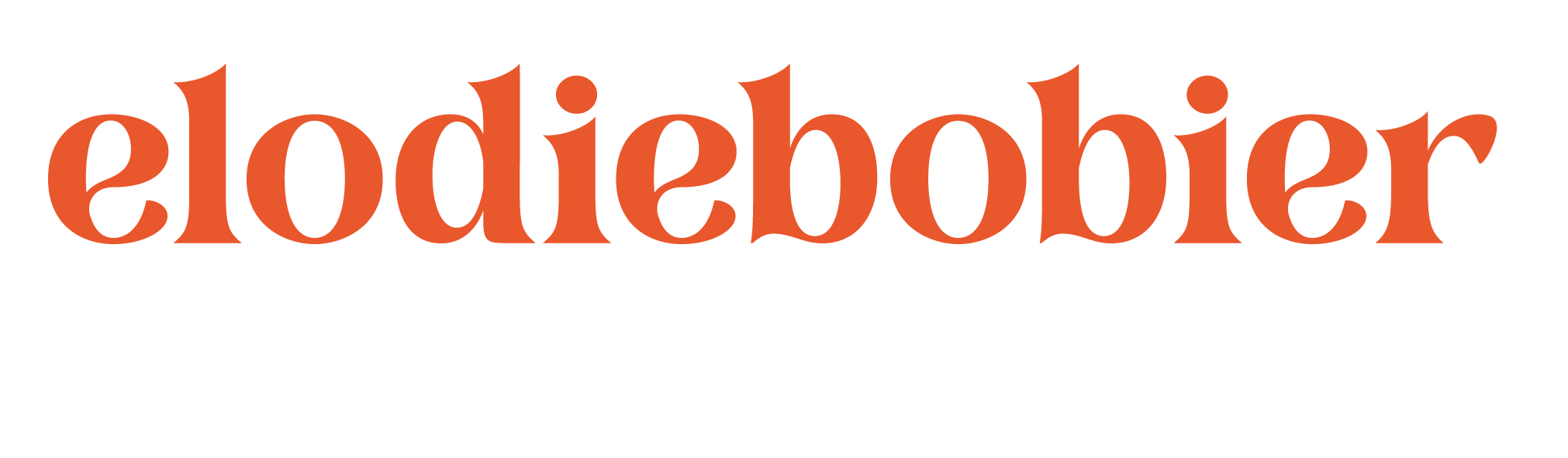 Logo long elodie bobier footer