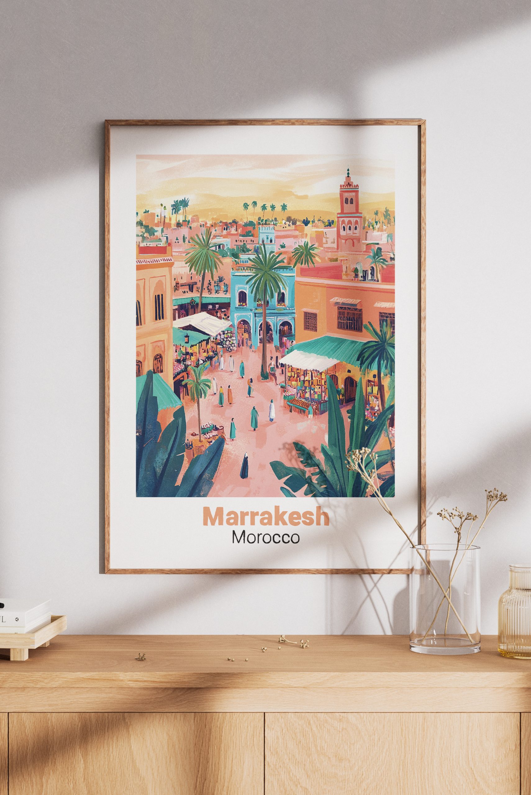 Marrakesh - illustration générée par intelligence artificielle