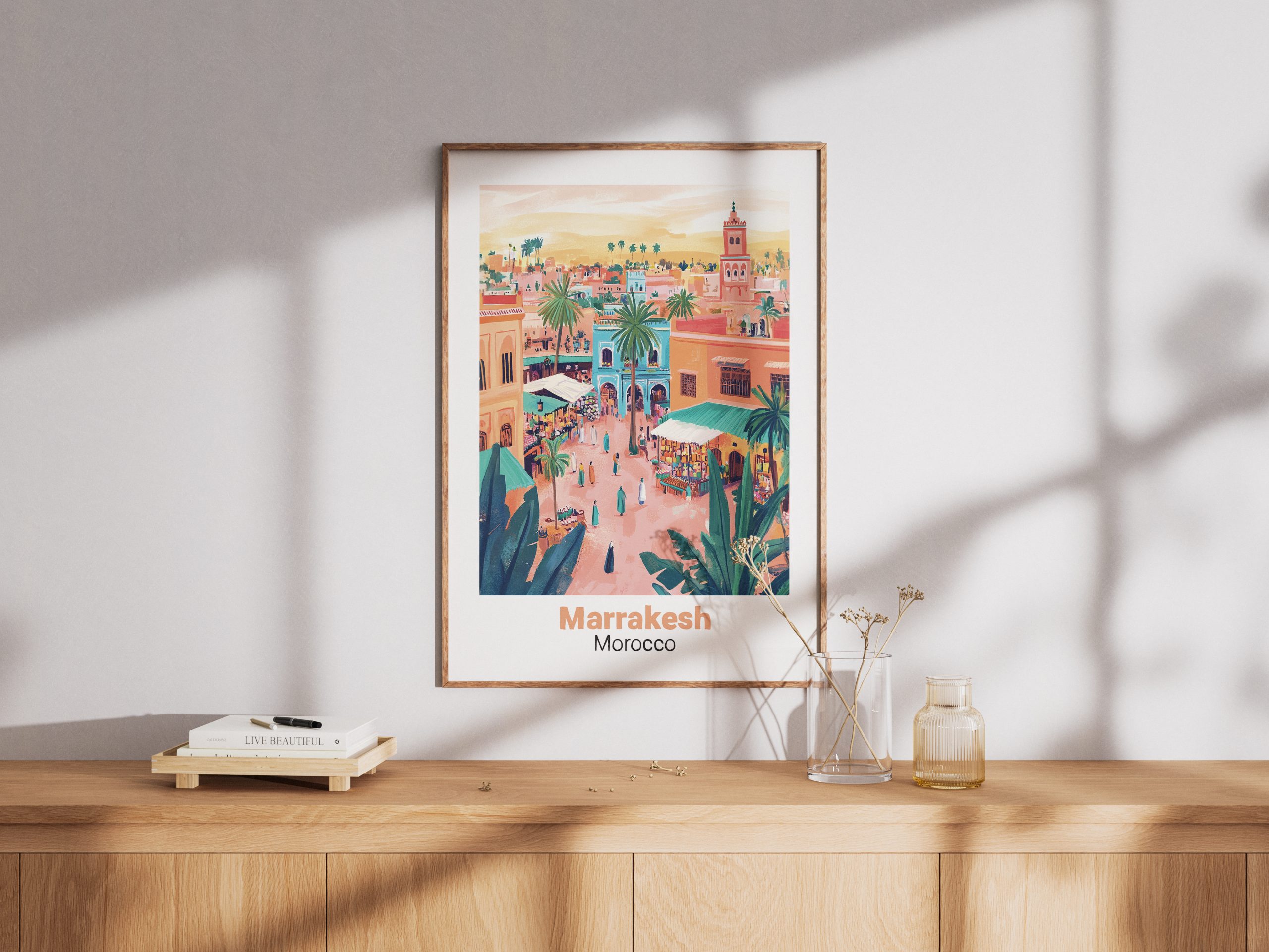 Marrakesh - illustration générée par intelligence artificielle