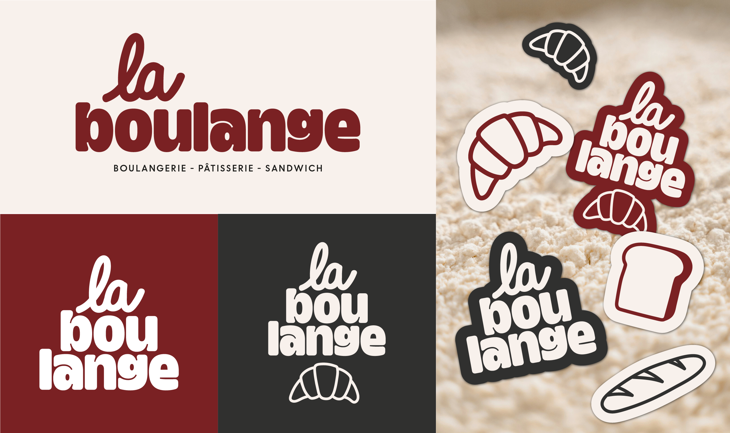 Identité visuelle boulangerie La boulange - logo